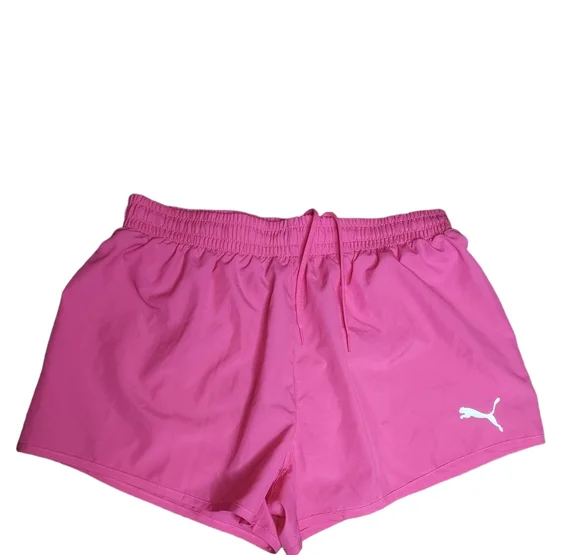Puma Shorts Puma Womens Pink And White Sports Shorts Size M